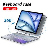 Magic Keyboard Case For iPad Air 11 13 2024 Pro 11 12.9 iPad 10.2 7/8/9th 10th Generation iPad Air 4 5 6 by Snagg A Wireless Keyboard