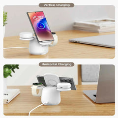 Samsung 3-in-1 Wireless Charging Station | Galaxy S25 S24 Z Flip Fold Watch Ultra Buds Charger Stand