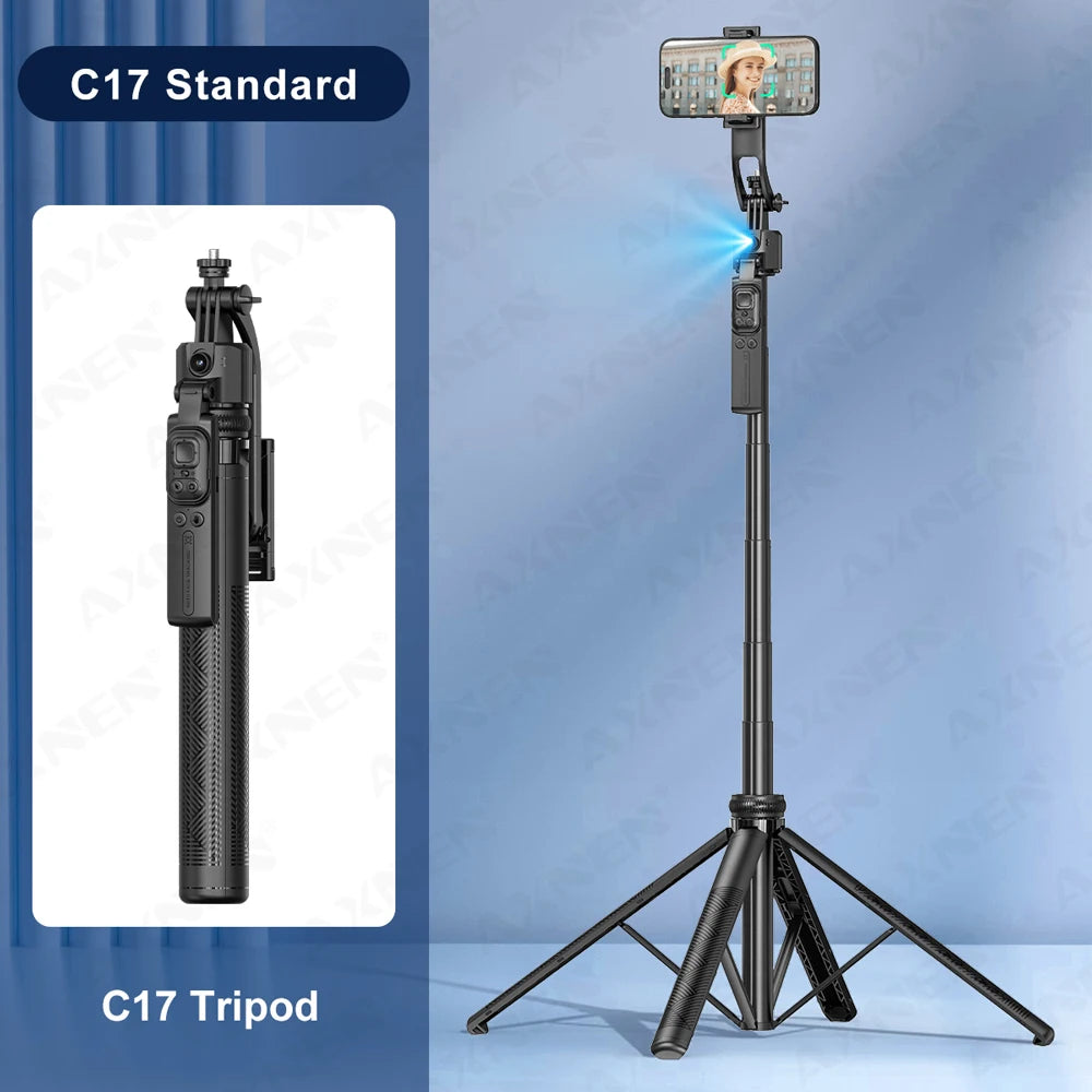 Tripod Selfie Stick 360° Auto Rotation Shooting by Snagg A Tripod