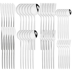 48pcs Stainless Steel Cutlery Set by Snagg A Dinnerware