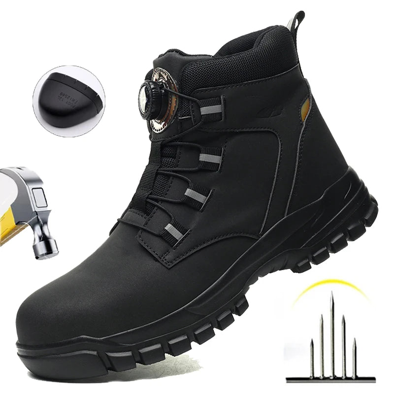 Waterproof Men’s Safety Boots – Steel Toe Work by Snagg A Shoes
