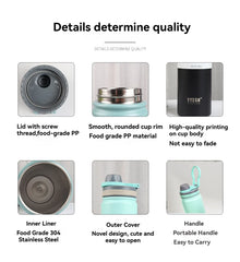 530ml/750ml High Performance Thermal Flask | Frosted Grip & All Day Insulation