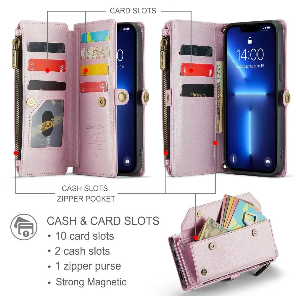 Crossbody Wallet Case for Samsung Galaxy S25 / A Series by Snagg A Phone Case