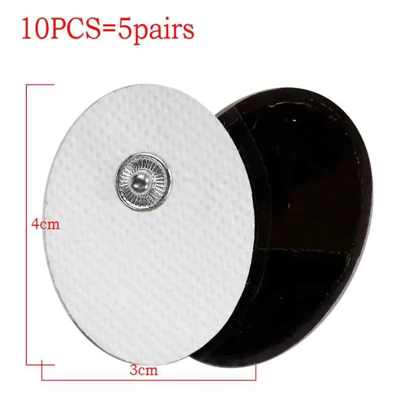 Electric TENS EMS Electrode Pads – Reusable Gel Therapy Replacement Pads
