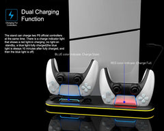 RGB Cooling & Charging Station for PS5 by Snagg A PS Stand