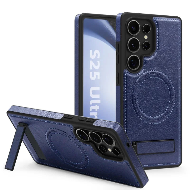 Stand Holder Magnetic Case For Samsung Galaxy S25 Series by Snagg A Phone Case