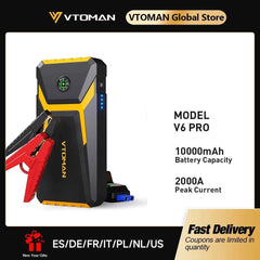 Compact 12V car jump starter and power bank – image 2