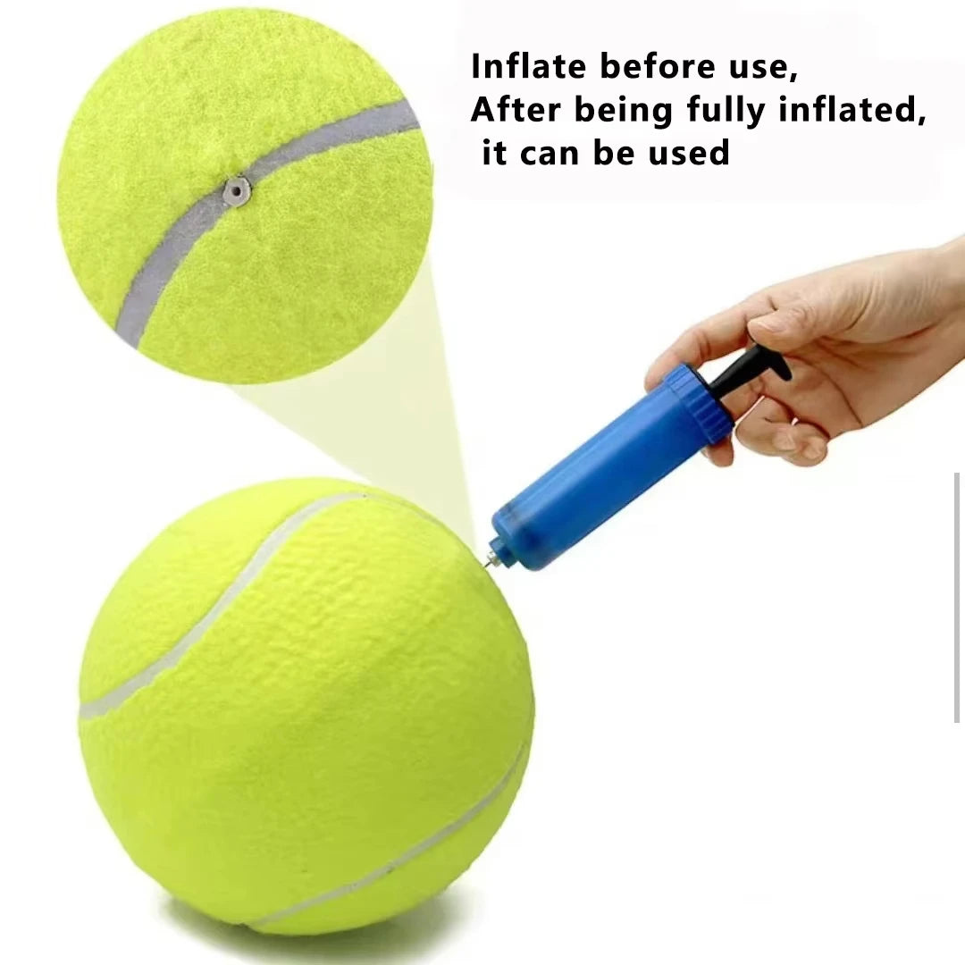 Giant Inflatable Tennis Ball for Dogs by Snagg A Toy