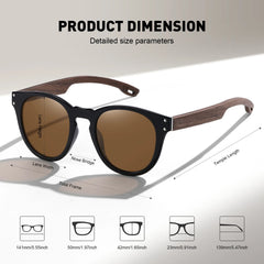 Natural Wooden Sunglasses by Snagg It Sunglasses