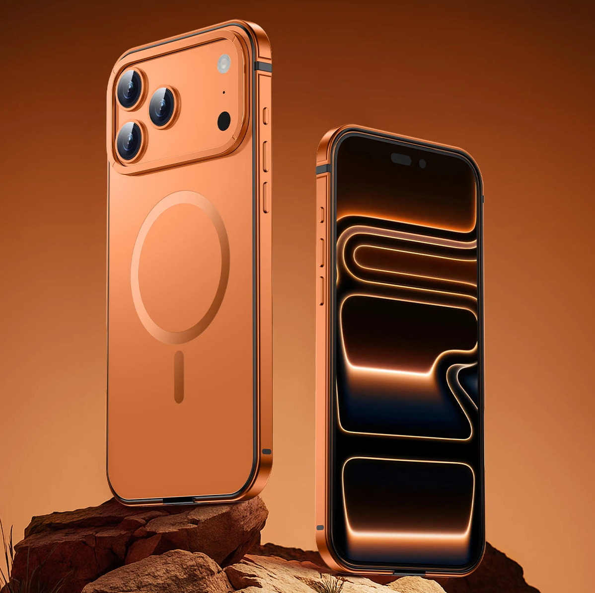 Alloy Frame Heavy Duty Protective Cover for iPhone 17 Series by Snagg A Phone Case