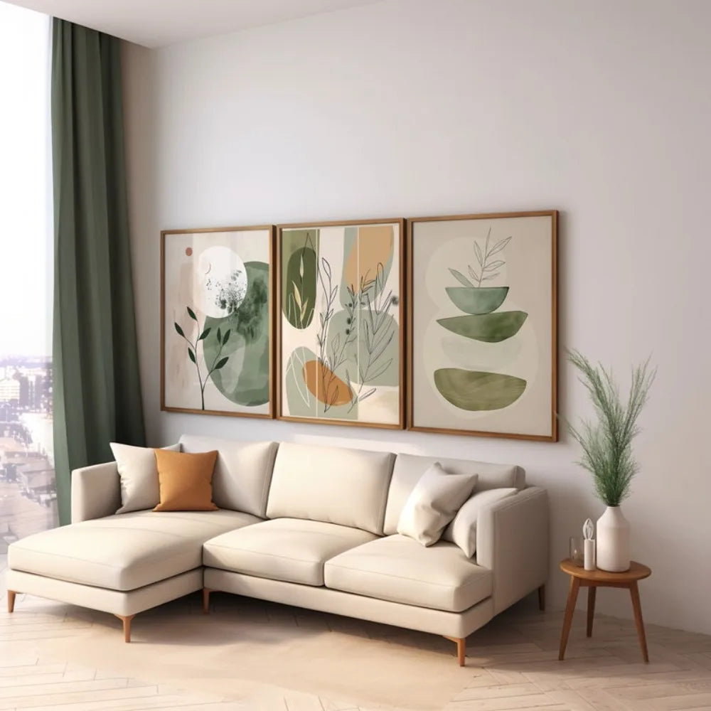 Botanical Art Set of 3 by Snagg A Print