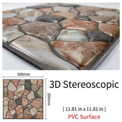Imitation Brick & Cobblestone Wall Stickers by Snagg A Wall Sticker
