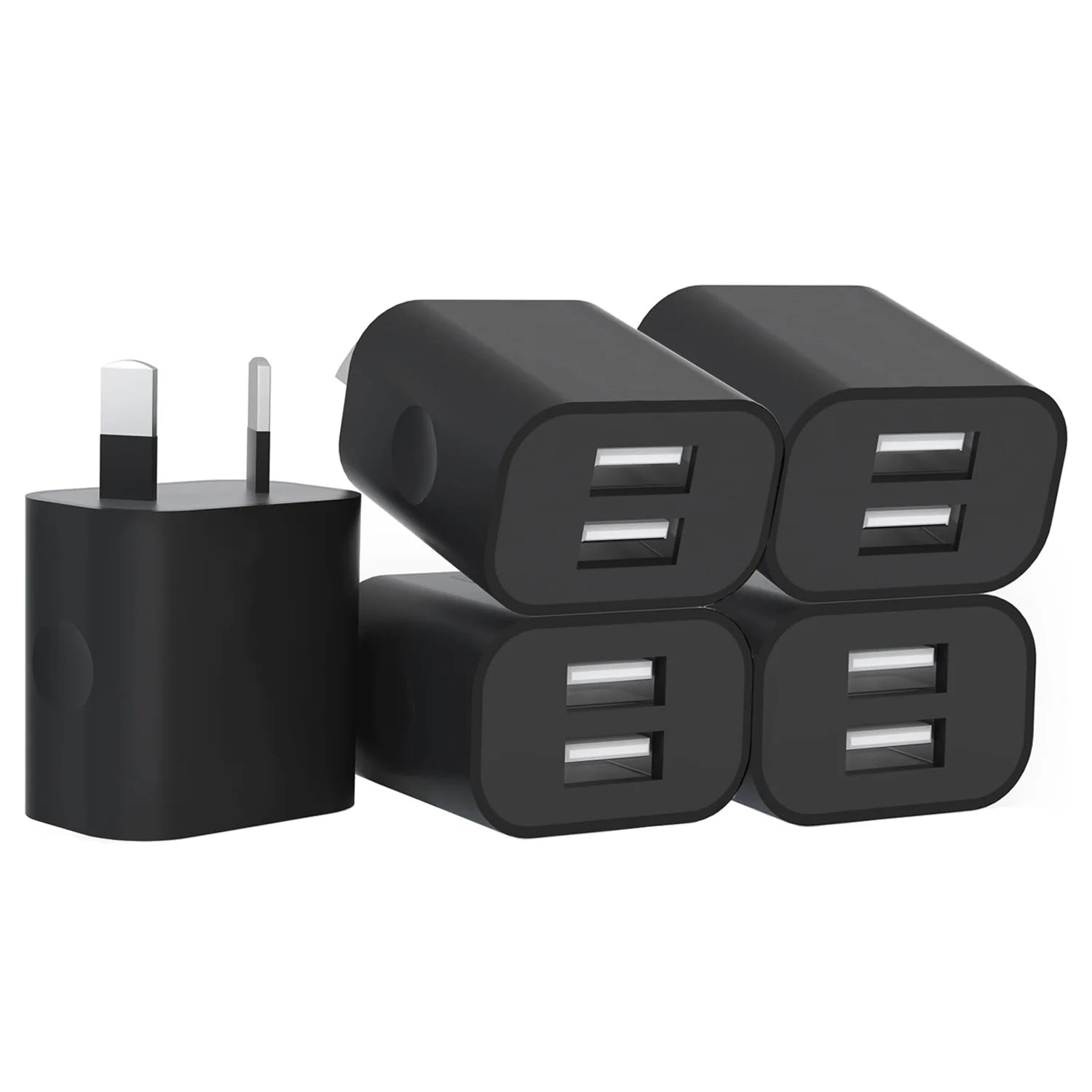 1/5Pcs 5V 2A Dual Port USB Charging Adapter by Snagg An Adapter