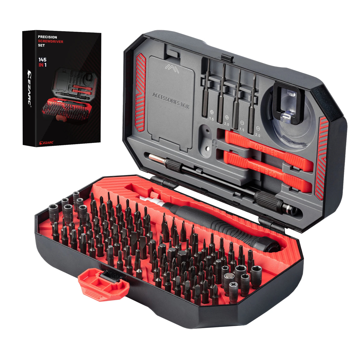 145-in-1 Magnetic Precision Screwdriver Set