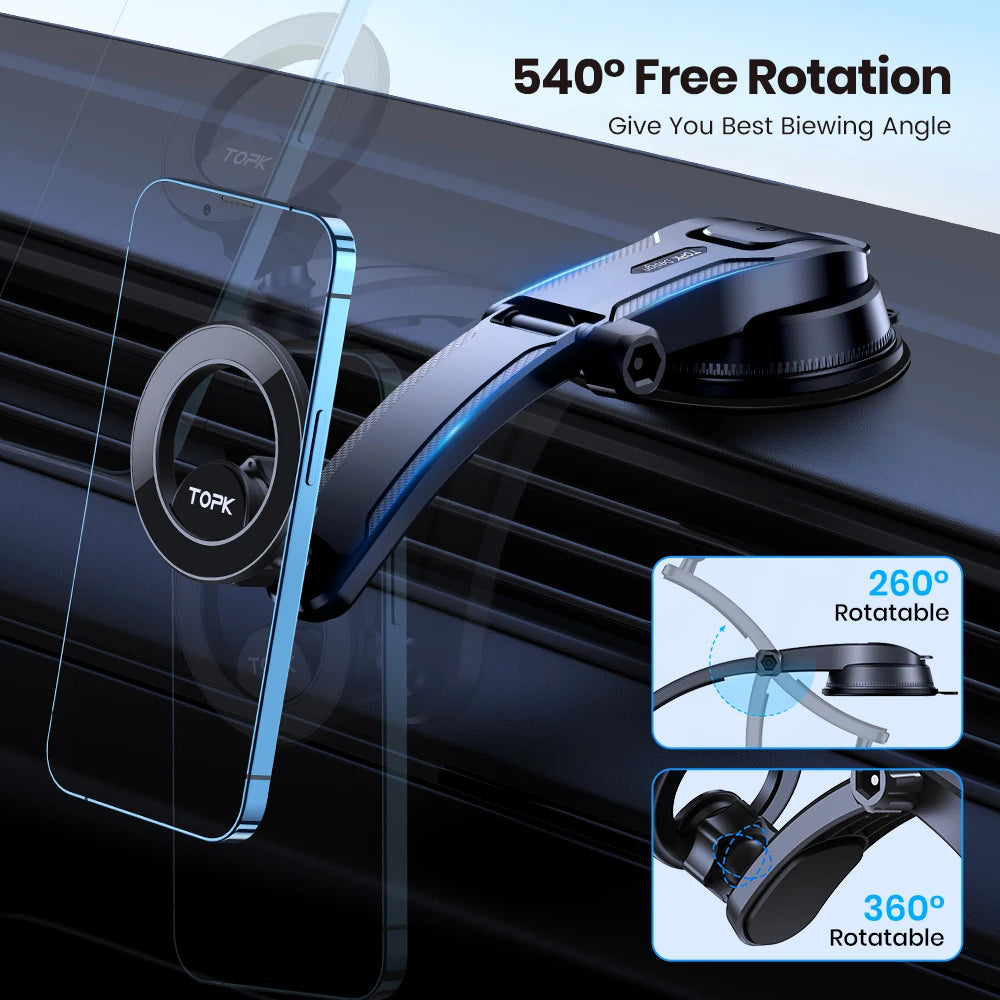 Magnetic Car Phone Holder by Snagg A Phone Holder