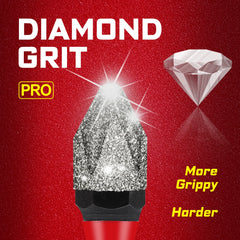 Diamond Coated PH2 Impact Screwdriver Bit Set – 2" Magnetic S2 Steel Insert Bits with Tubes for High-Torque Applications