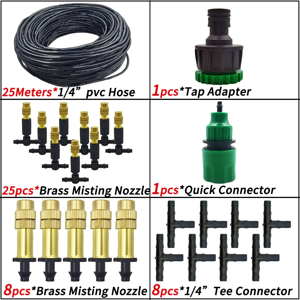 15M–30M Outdoor Misting & Irrigation System