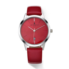 BERNY Women’s Leather Strap Quartz Watch - SnaggIt
