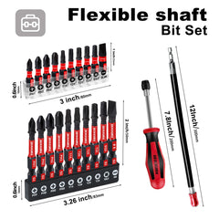 Flexible Drill Bit Extension & Screwdriver Bit Holders – Magnetic Hex Shank