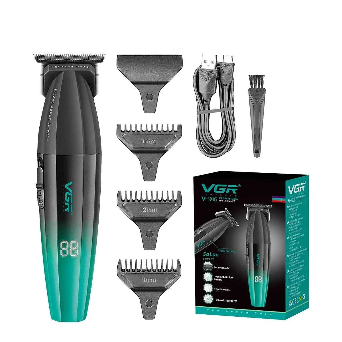 Professional 9000 RPM Master Clipper & DLC Precision Trimmer – Elite 300 Minute High-Performance Grooming Duo