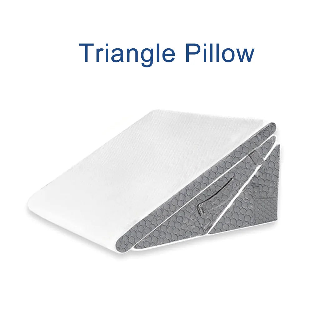 Wedge Pillow Set – Adjustable Folding Design for Comfort & Support by Snagg A Pillow