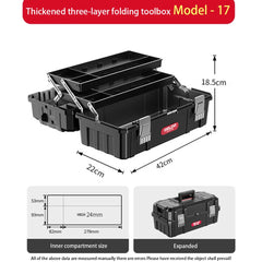 Multi Layer Folding Tool Box by Snagg It Tools
