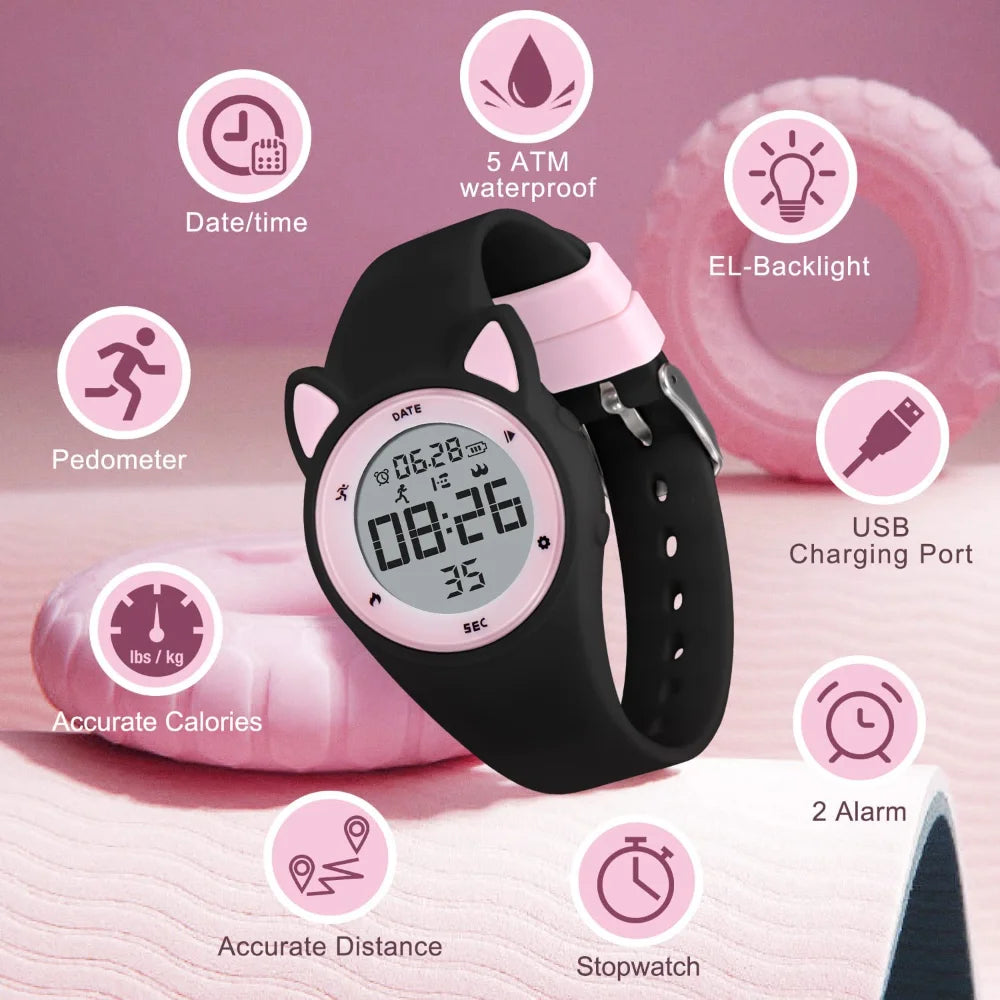 Kids Digital Waterproof Sports Watch by Snagg A Watch