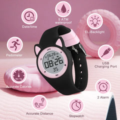 Kids Digital Waterproof Sports Watch by Snagg A Watch