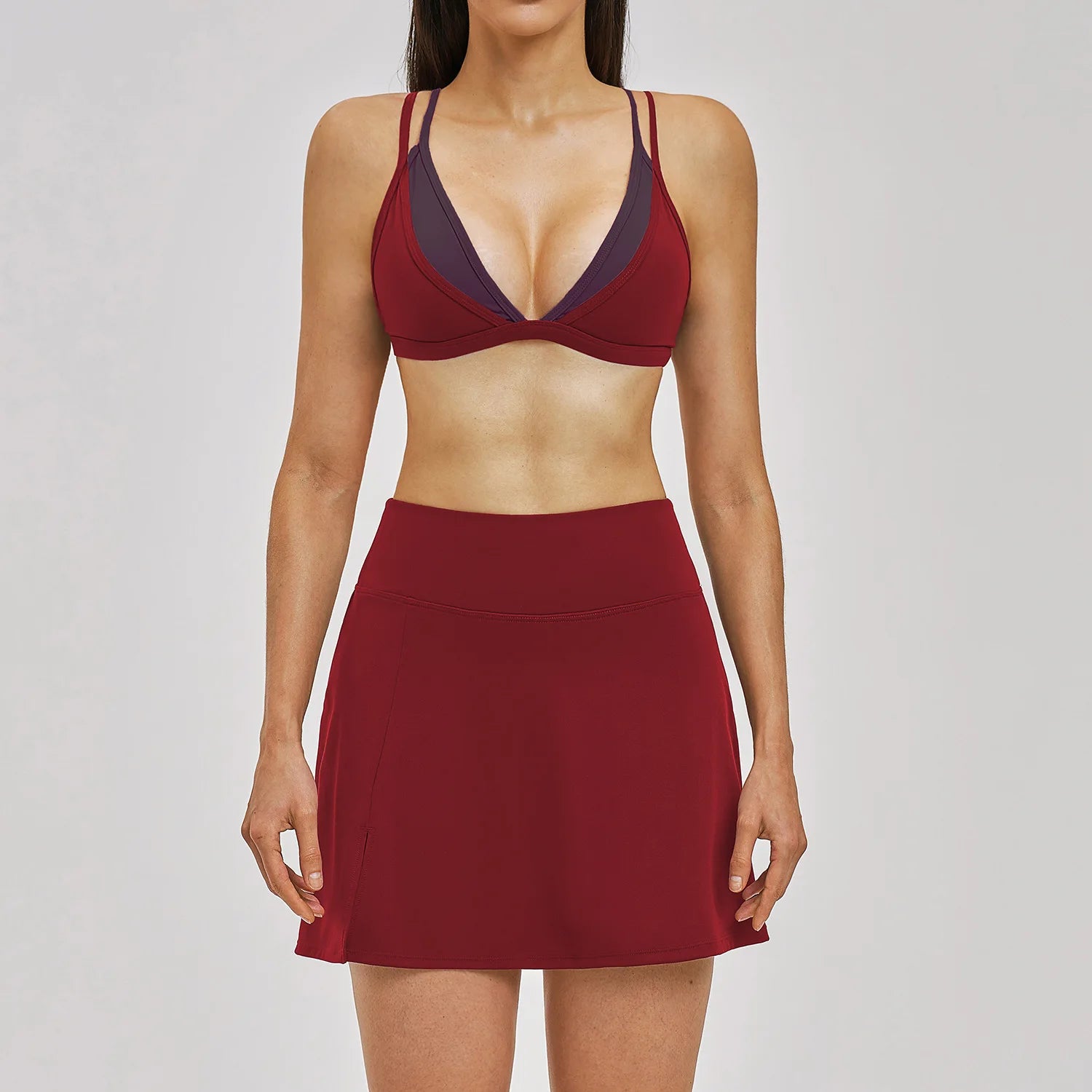 Women's 2-Piece Seamless Yoga Set | Sports Bra & High Waist Leggings Fitness Tracksuit