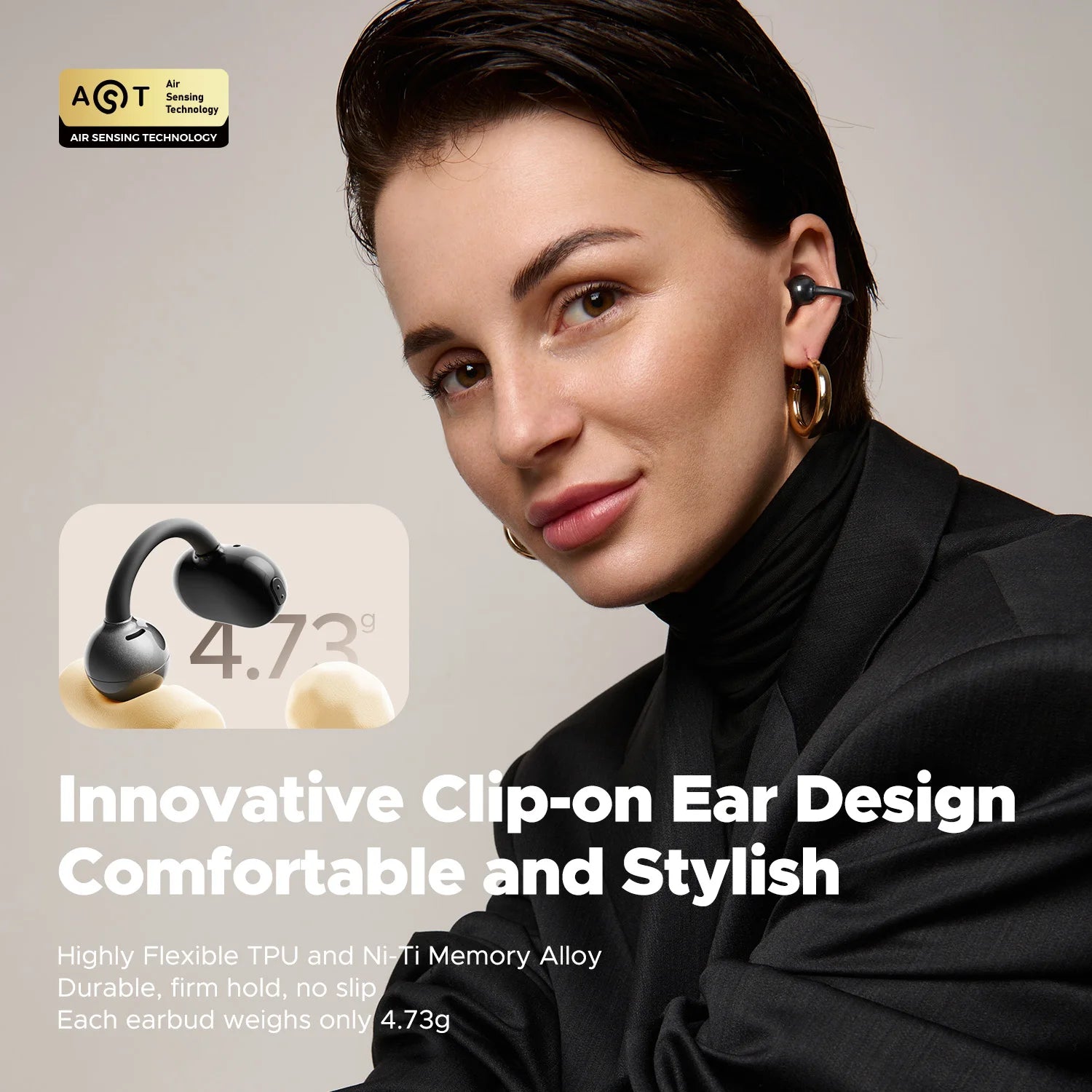 Open Ear Wireless Earbuds – Bluetooth 5.4 Earphones by Snagg An EarBud