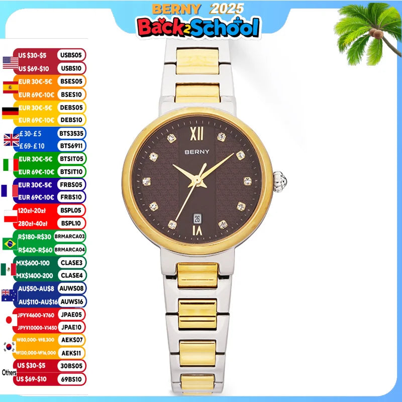 BERNY Ladies Quartz Watch