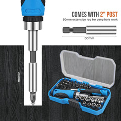 crewdriver Set – 30-in-1 Torx & Ratchet Repair Kit