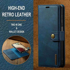 Detachable Magnetic Leather Wallet Case for Samsung Galaxy A Series by Snagg A Wallet Case