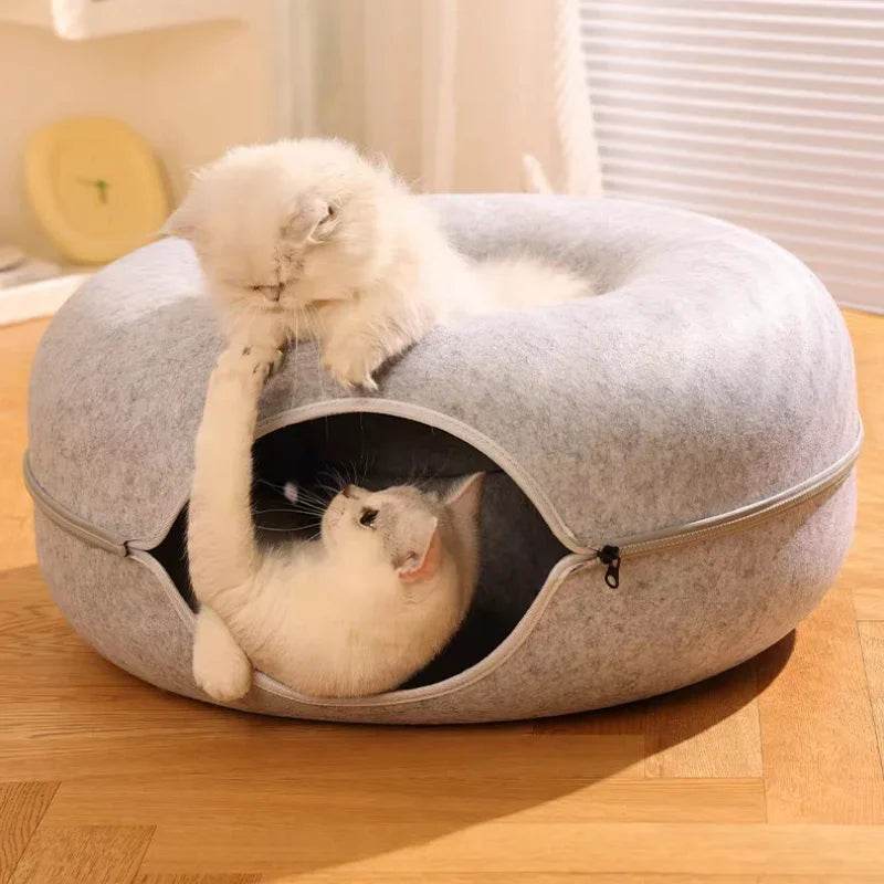 Cat Tunnel Donut Bed - SnaggIt