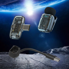 Wireless Lavalier Microphone – 2.4G Stereo Lapel Mic with Noise Cancelling for Smartphone by Snagg A Microphone