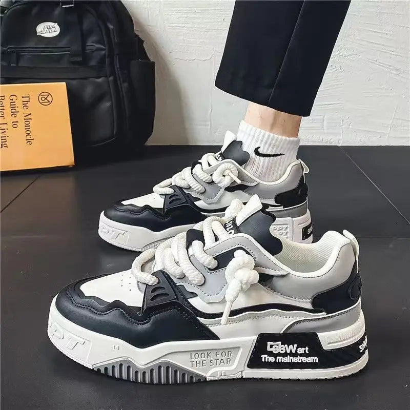 Men’s Thick-Soled Casual Shoes – All-Season Comfort Board Sneakers by Snagg A Shoes