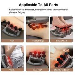 16 Head Professional Fascia Massage Gun – Full Body Wireless Muscle Relaxation System