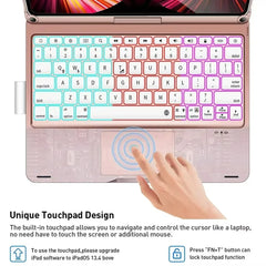 360 Degree Flip Backlit Magic Keyboard For iPad 11th Generation A16/ iPad Air 7 11 13 inch by Snagg A Wireless Keyboard