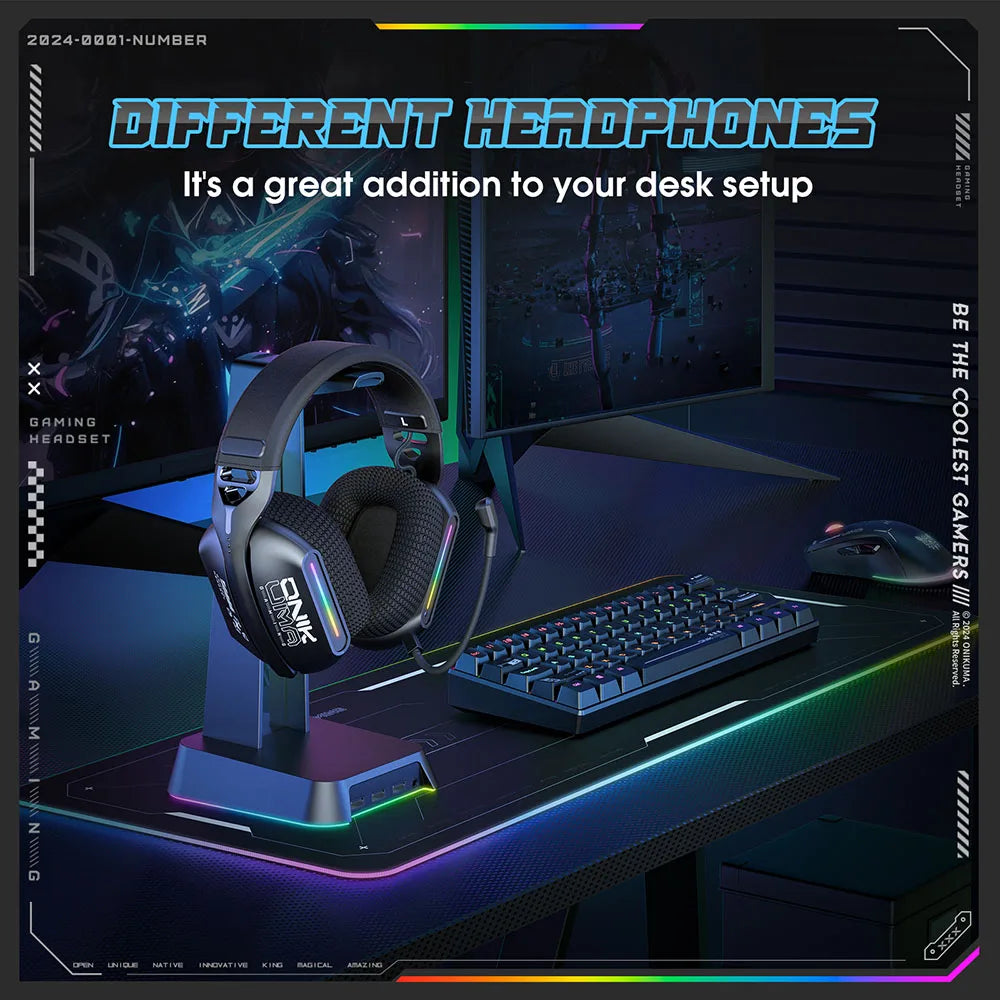 Wireless Gaming Headset Compatible With PC, PS4 & PS5 by Snagg A Gaming Headset