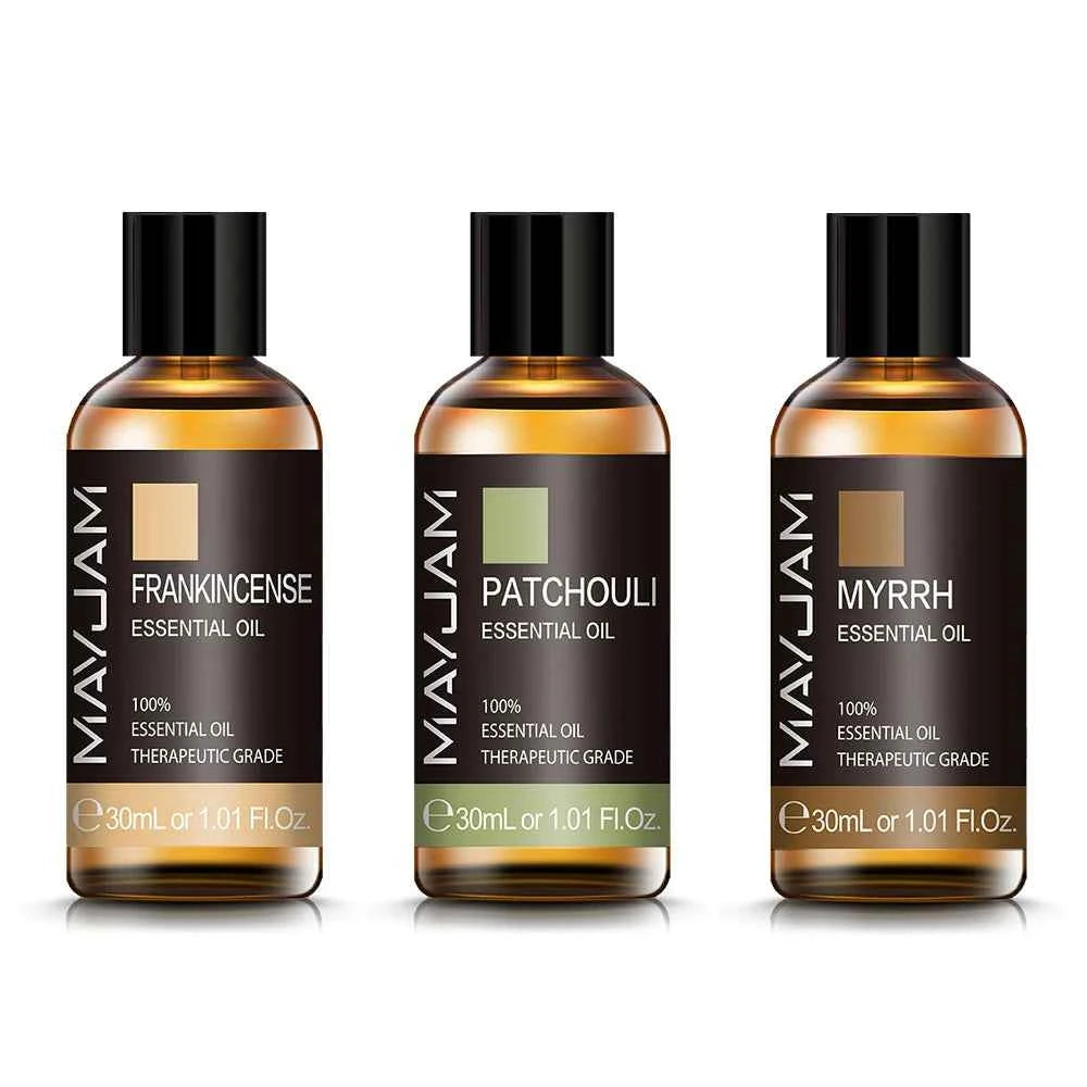 Professional Botanical 3 Piece Essential Oil Collections – 100% Pure Plant Extracts in 10ml & 30ml Configurations