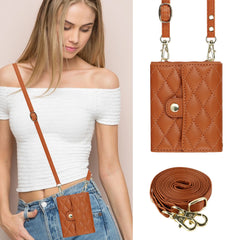 Crossbody Leather Wallet Case – for Samsung Galaxy Z Flip Series