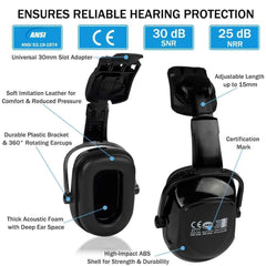 Hard hat slot-mount earmuffs – image 2