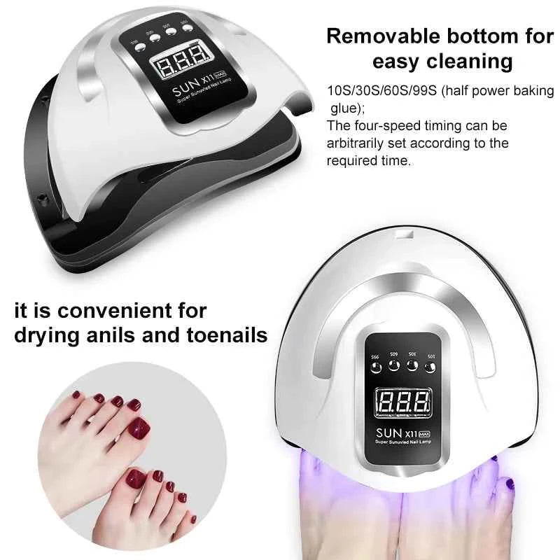 27 Color Ultimate Professional Manicure Station – Poly Extension & Gel Polish Mega Kit with UV/LED System