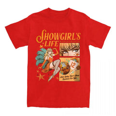 Showgirl's Life Graphic T-shirt Print Womans Streetwear