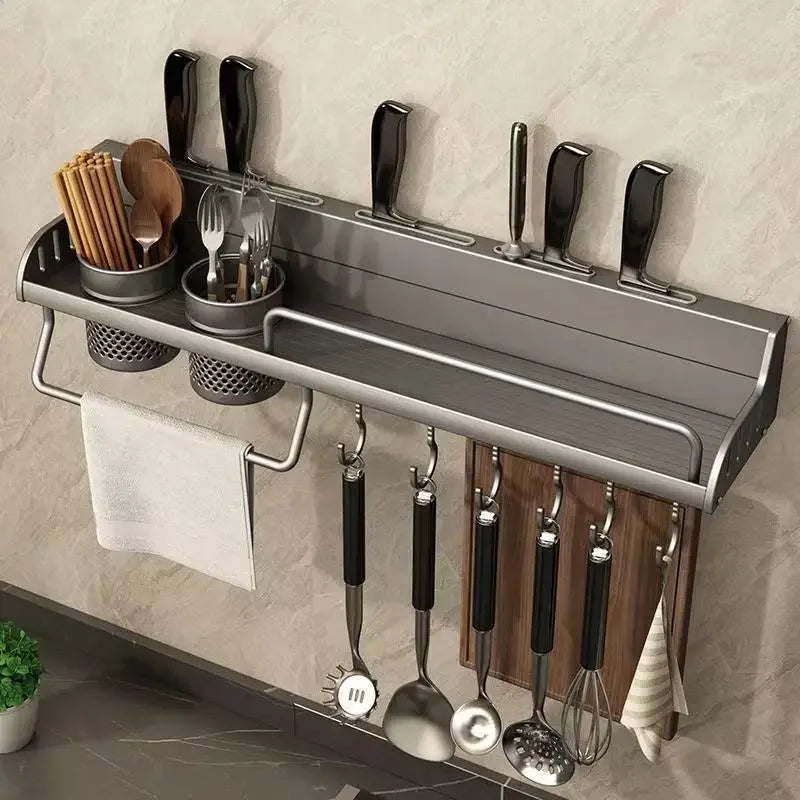 50cm Wall-Mounted Kitchen Storage Rack by Snagg A Rack