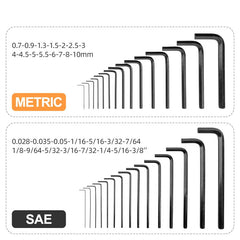 30-Piece Hex Key Wrench Set