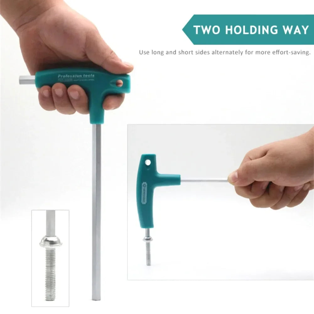 6/9 Piece T-Handle Allen Key Wrench Set
