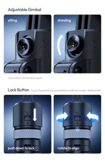 Auto Tracking Selfie Stick Tripod Gesture Control by Snagg A Tripod