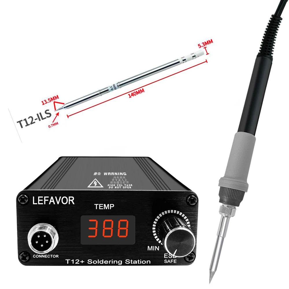 T12 75W Digital Soldering Station with Temperature Control