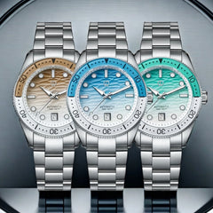 Ocean Blue Automatic Diver’s Watch – Sapphire Glass | 150M Water Resistance - Men’s Watches